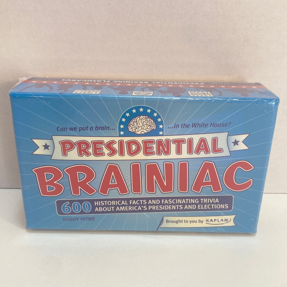 Presidential Brainiac Flashcards History Facts Trivia US Presidents‎ Elections